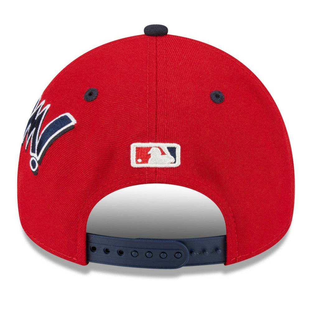 Washington Nationals Youth 2025 MLB Diamond Hero Edition A-Frame 9FORTY Adjustable Hat Red/Navy