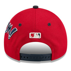 Los Angeles Angels Youth 2025 MLB Diamond Hero Edition A-Frame 9FORTY Adjustable Hat Red/Navy