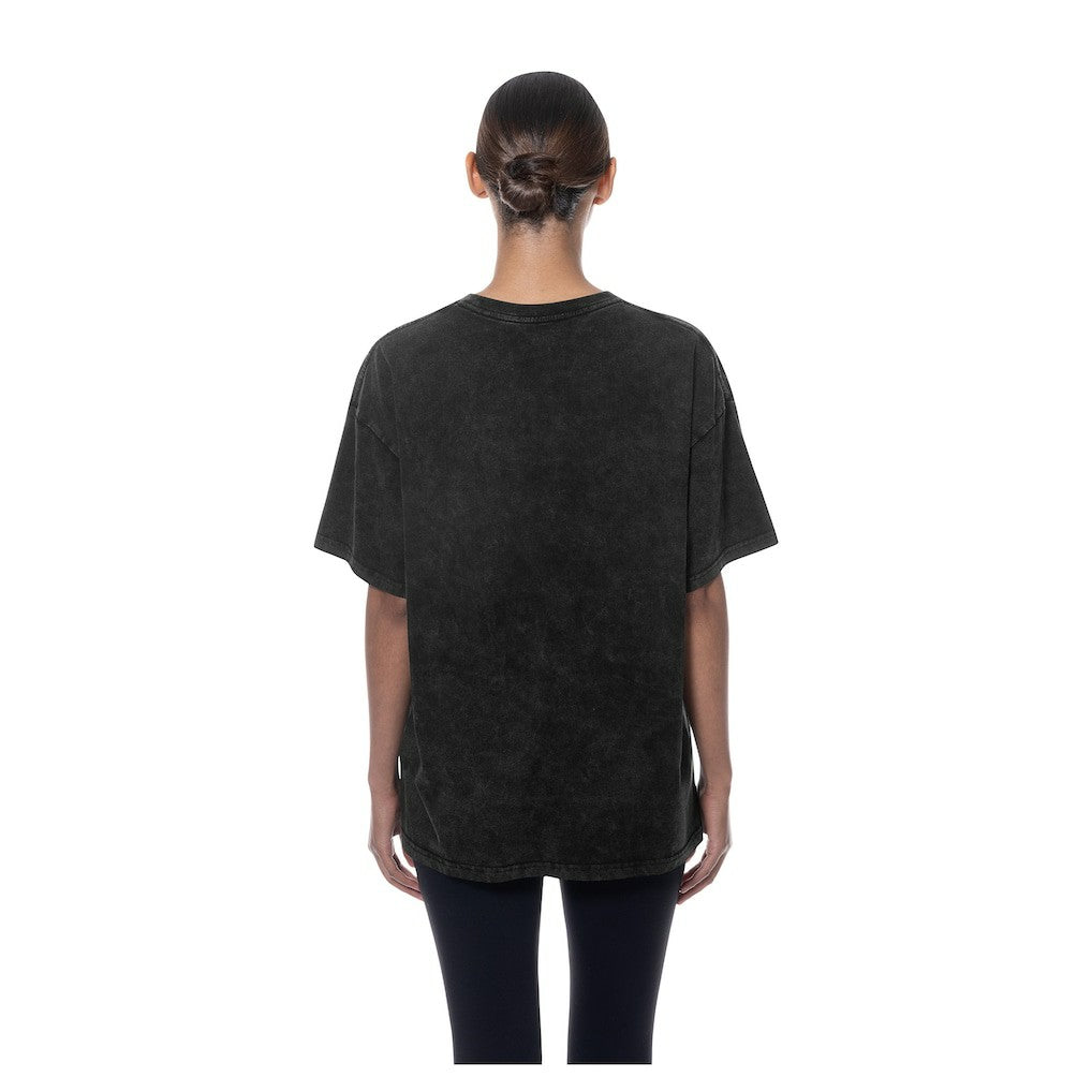 Chicago Bulls Women's Throwback Mineral Wash Oversized T-Shirt sale - Black for sale