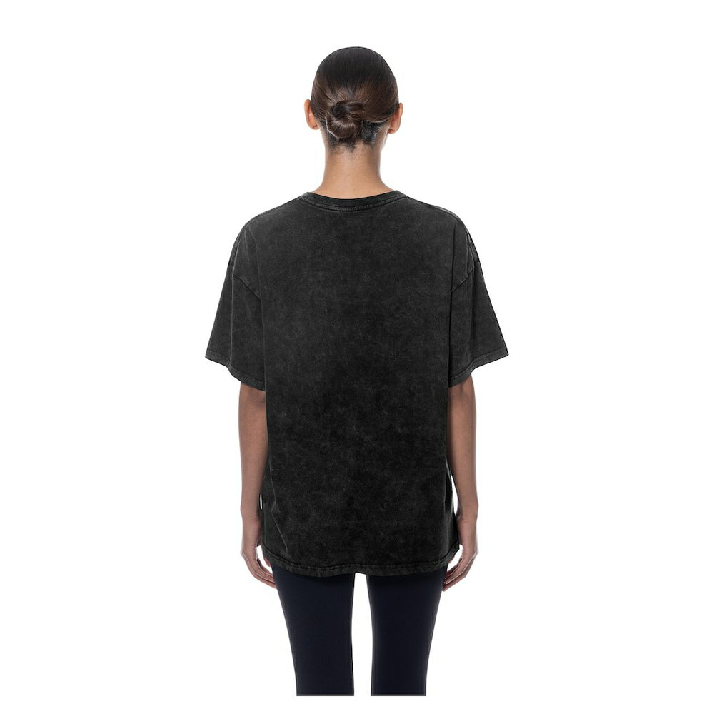 Boston Celtics Women's Throwback Mineral Wash Oversized T-Shirt - Black on sale