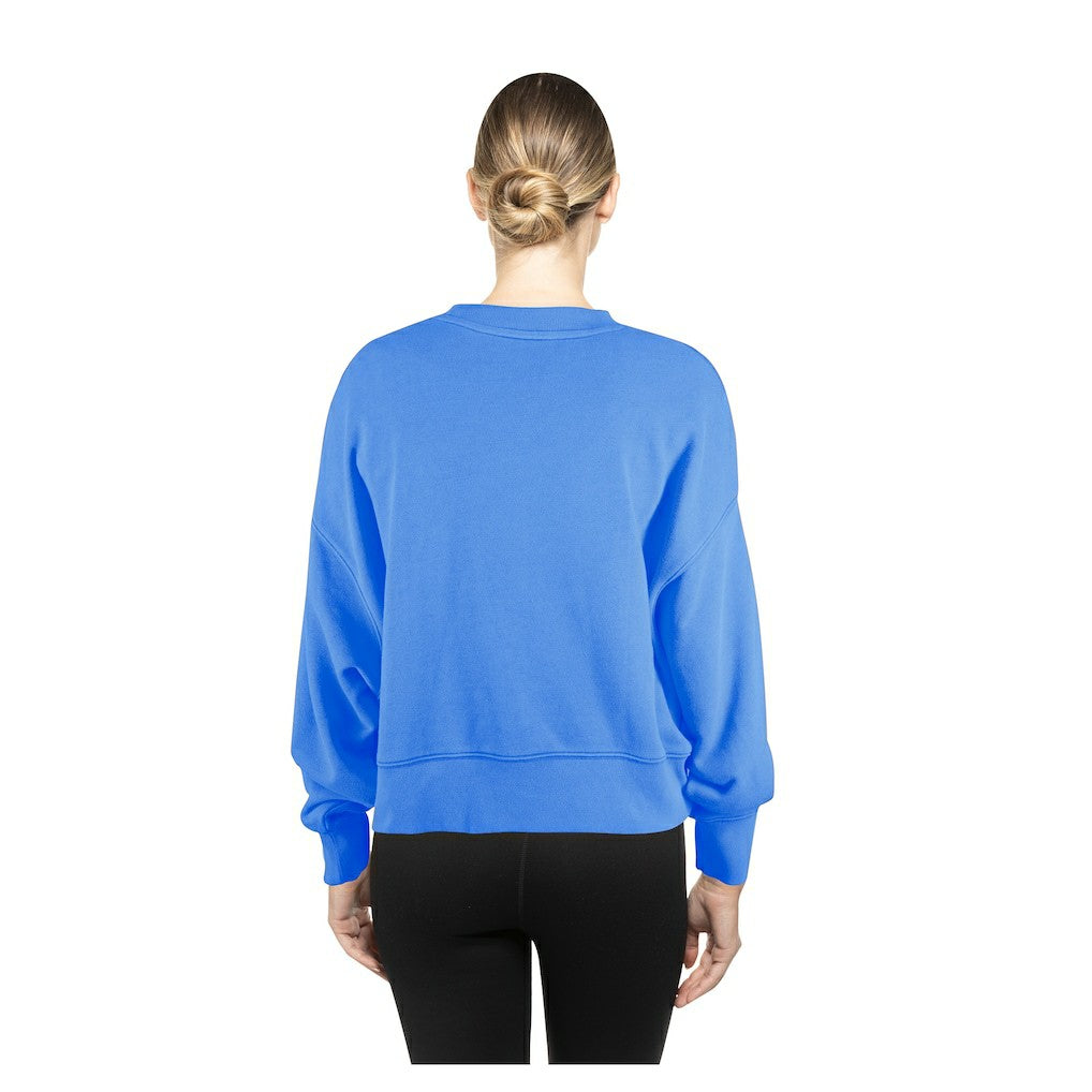 Philadelphia 76ers Women's Boxy Throwback Mineral Wash Sweatshirt - Royal online
