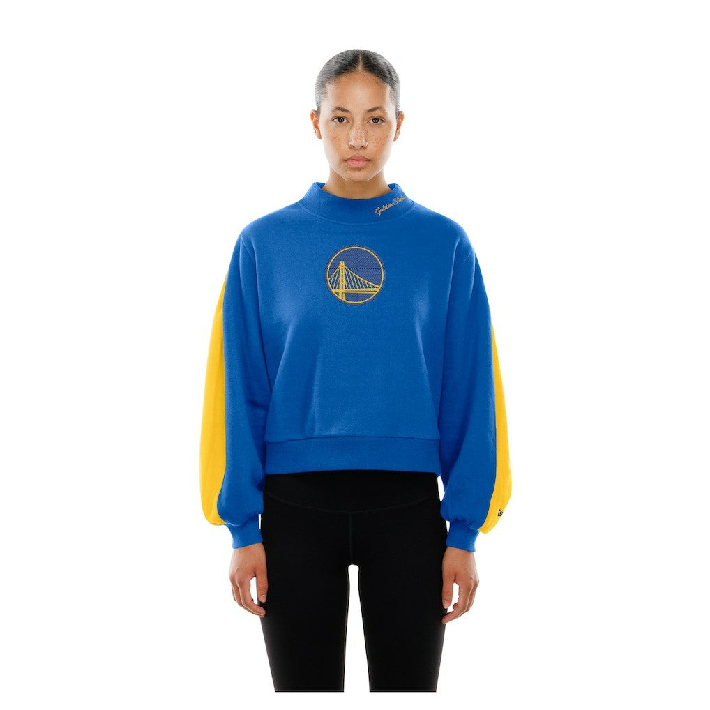 Golden State Warriors Women's Sport Night Balloon Sleeves Sweatshirt sale - Royal discount