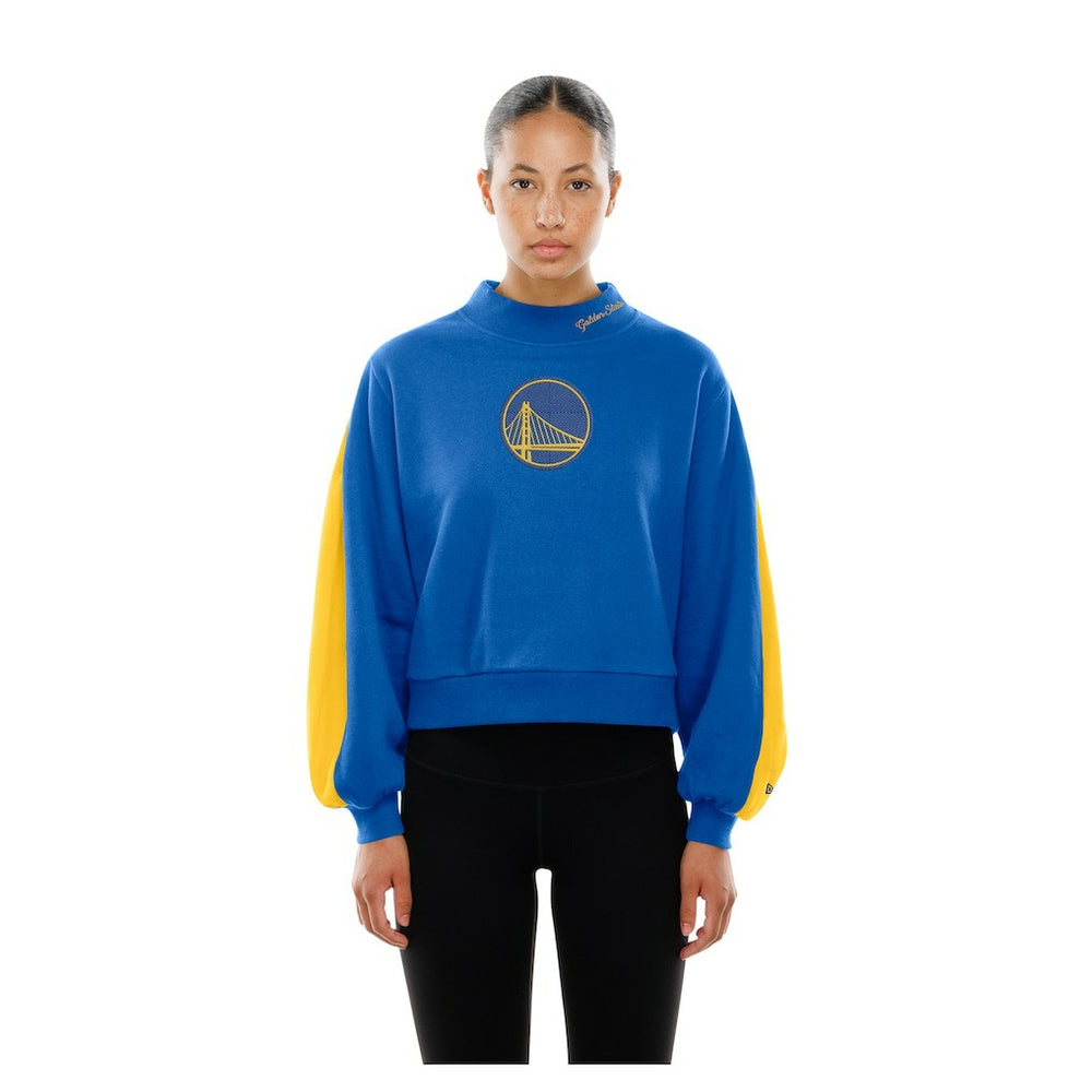Golden State Warriors Women's Sport Night Balloon Sleeves Sweatshirt sale - Royal discount