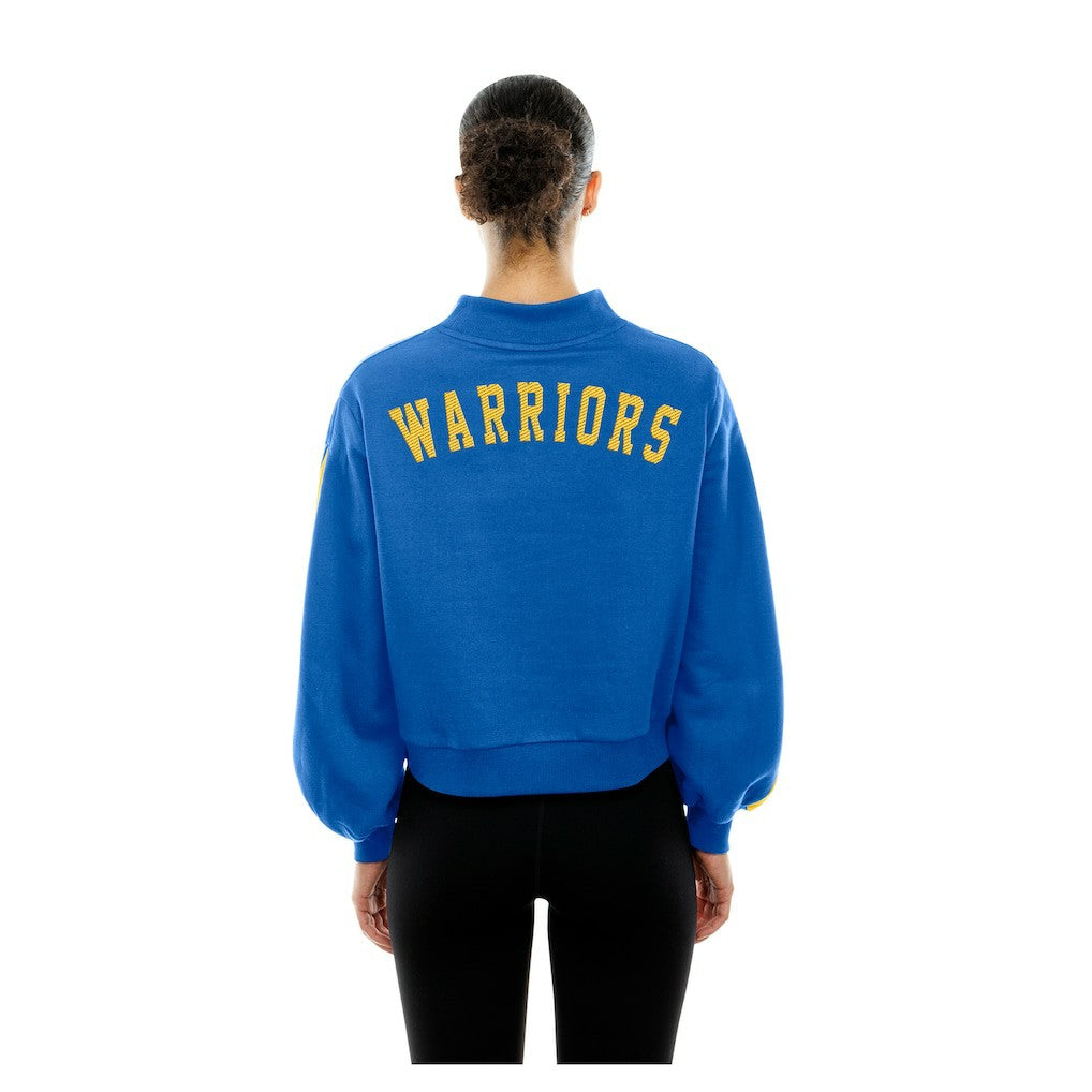 Golden State Warriors Women's Sport Night Balloon Sleeves Sweatshirt sale - Royal discount