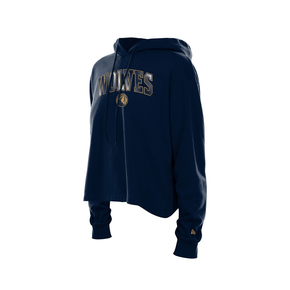 Minnesota Timberwolves Women's Glam Game Open Back Hoodie - Navy for sale