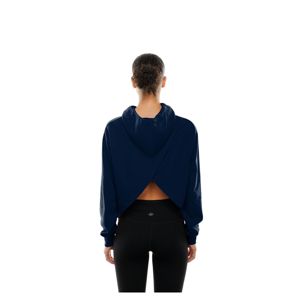Minnesota Timberwolves Women's Glam Game Open Back Hoodie - Navy for sale