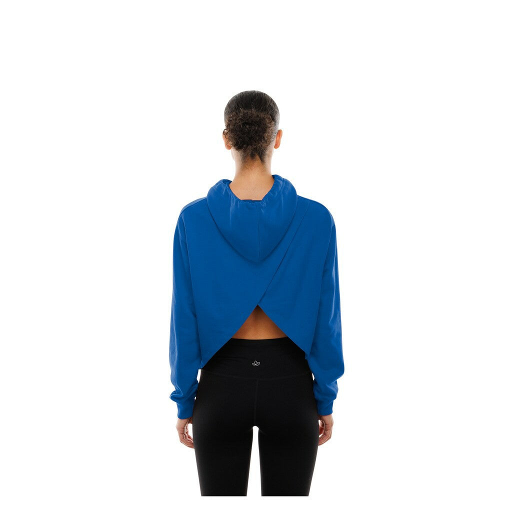New York Knicks Women's Glam Game Open Back Hoodie - Blue on sale