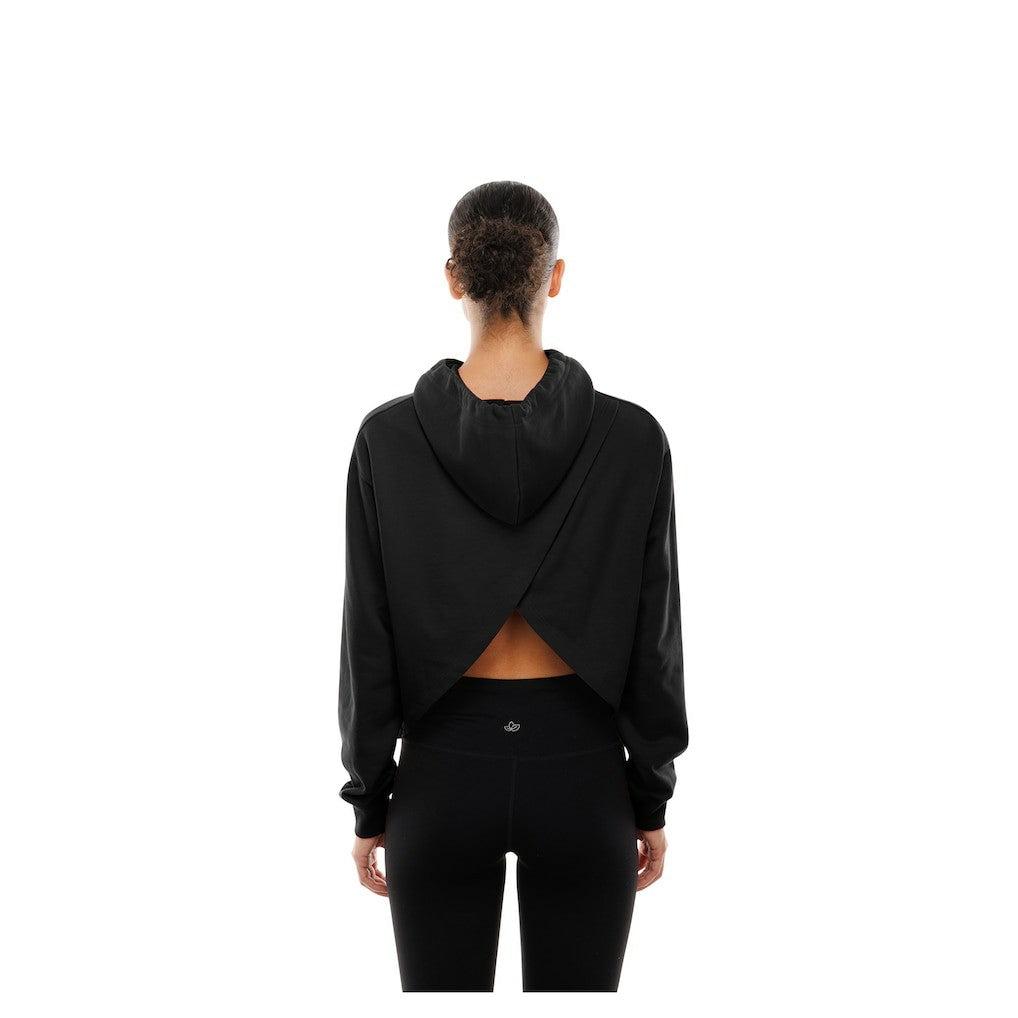 Chicago Bulls Women's Glam Game Open Back Hoodie - Black outlet
