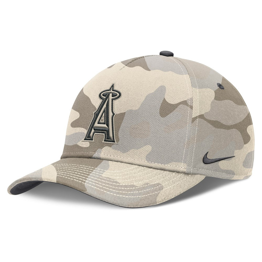 Los Angeles Angels Camo Pack Rise Adjustable Hat Natural
