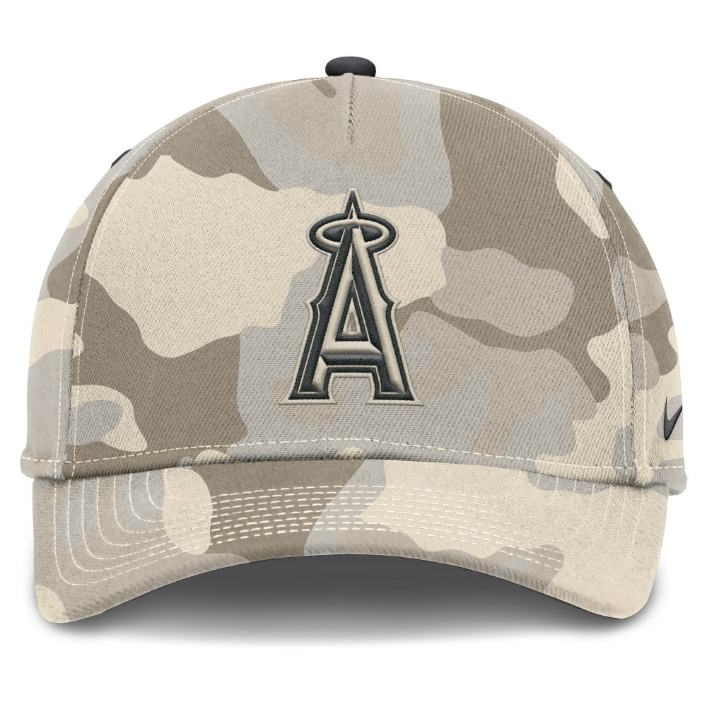 Los Angeles Angels Camo Pack Rise Adjustable Hat Natural