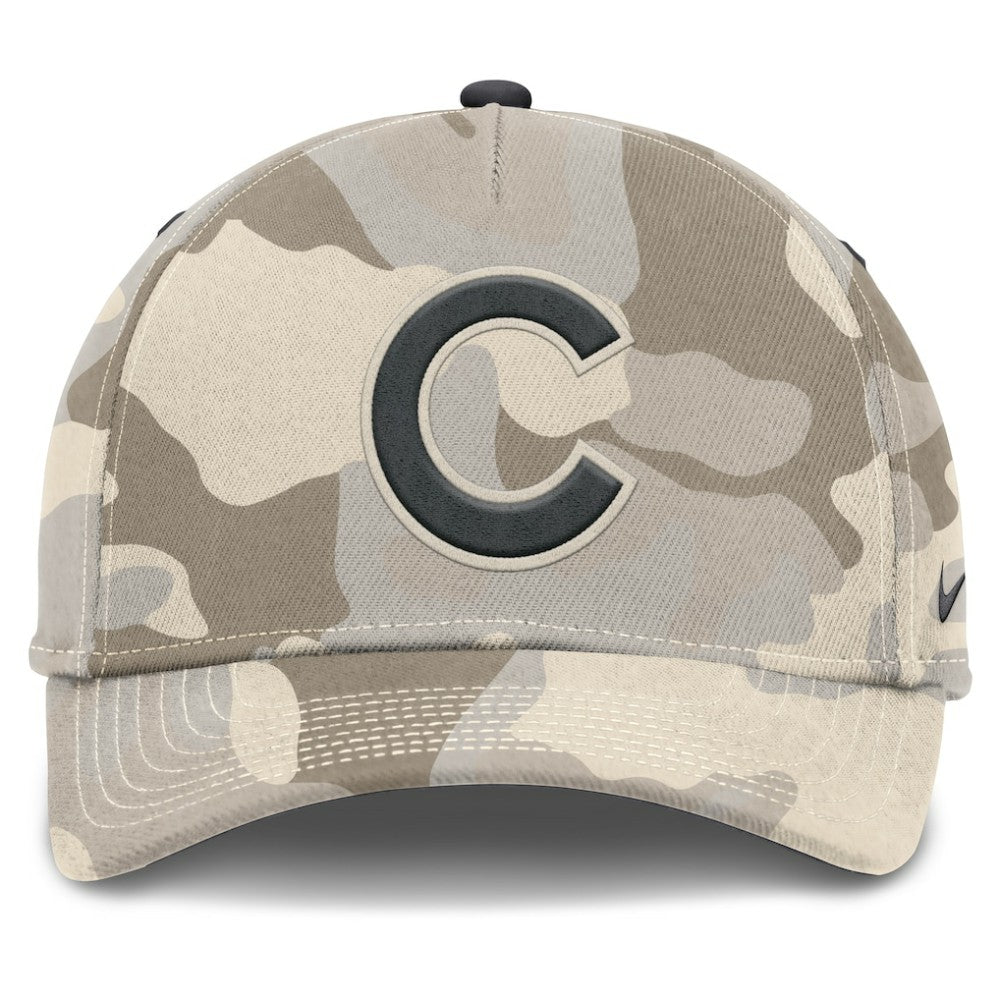 Chicago Cubs Camo Pack Rise Adjustable Hat Natural
