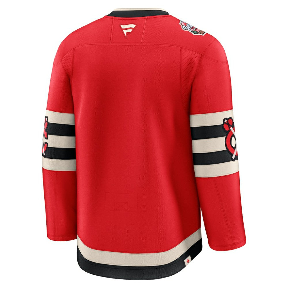 Chicago Blackhawks Fanatics 2025 NHL Winter Classic Premium Jersey - Red Jerseys
