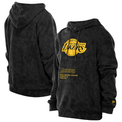 Los Angeles Lakers Sport Night Mineral Wash Pullover Hoodie - Black online