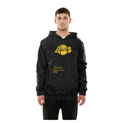 Los Angeles Lakers Sport Night Mineral Wash Pullover Hoodie - Black online
