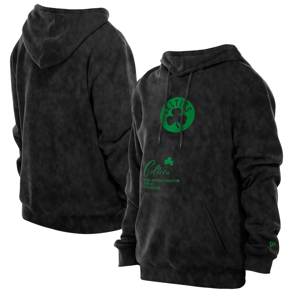 Boston Celtics Sport Night Mineral Wash Pullover Hoodie - Black for sale
