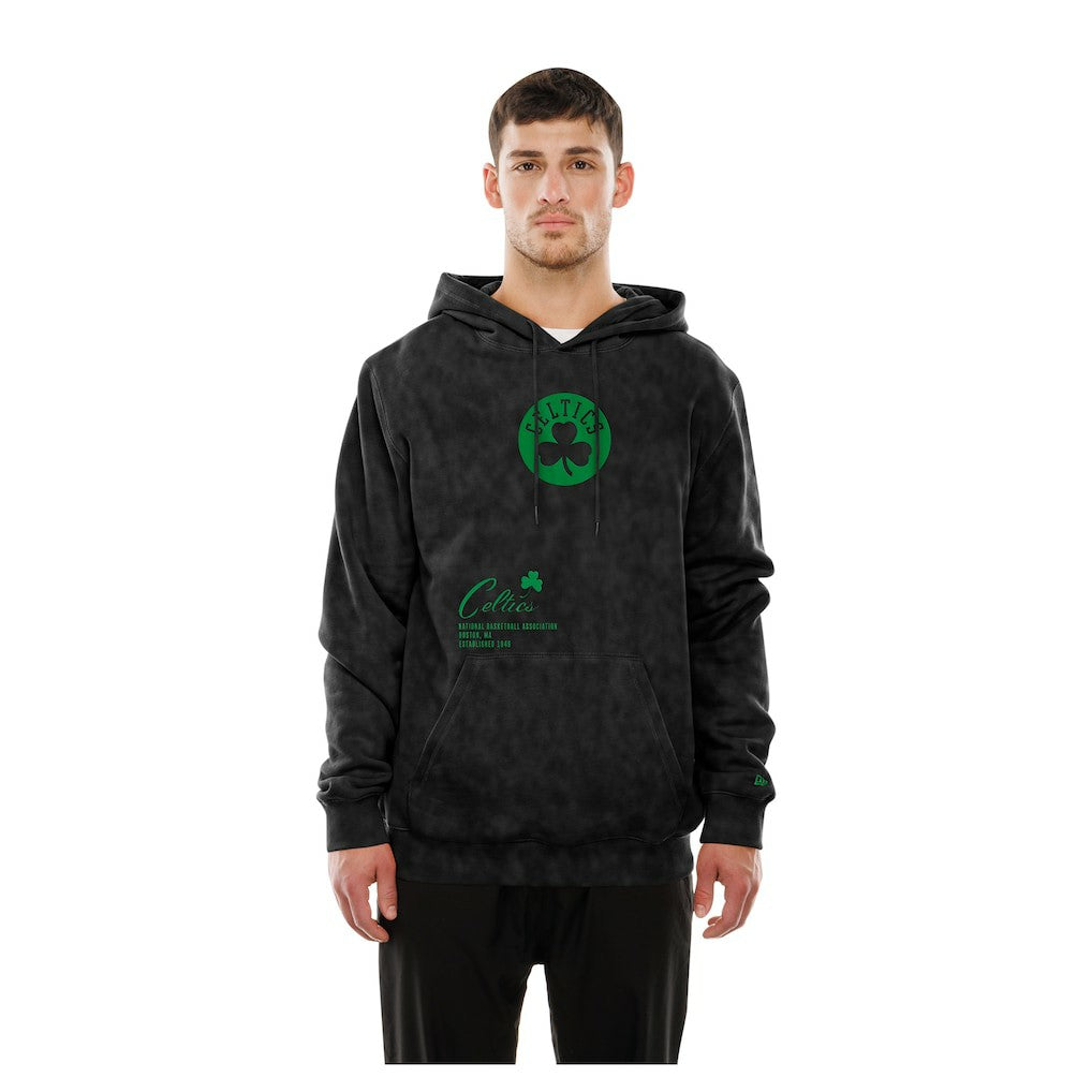 Boston Celtics Sport Night Mineral Wash Pullover Hoodie - Black for sale