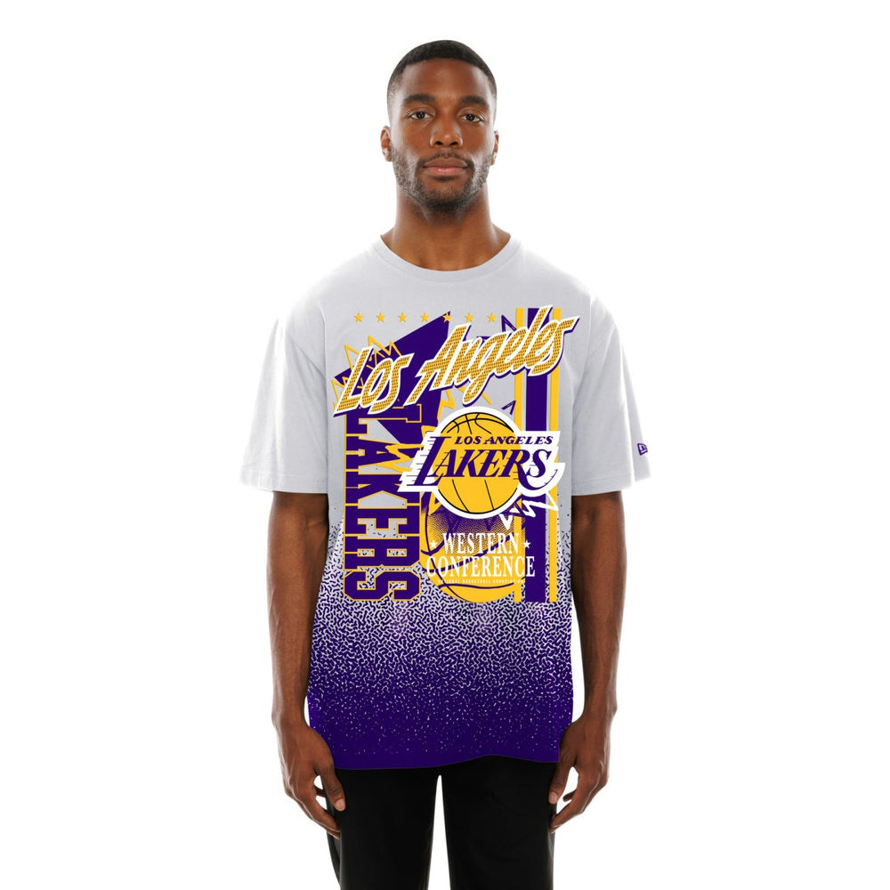 Los Angeles Lakers Injection Sport Classics T-Shirt - White discount