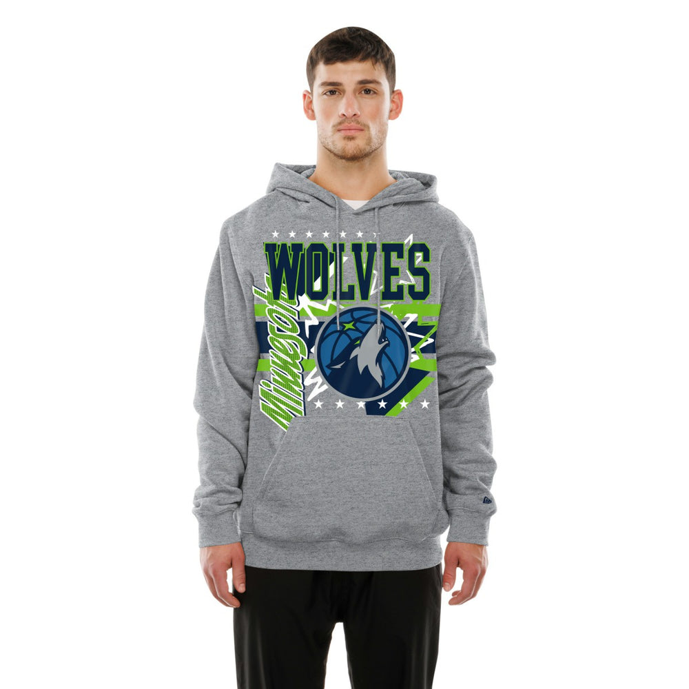 Minnesota Timberwolves Injection Sport Classics Fleece Hoodie - Heather Gray for sale