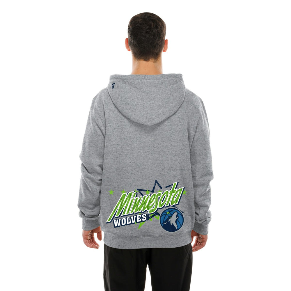Minnesota Timberwolves Injection Sport Classics Fleece Hoodie - Heather Gray for sale