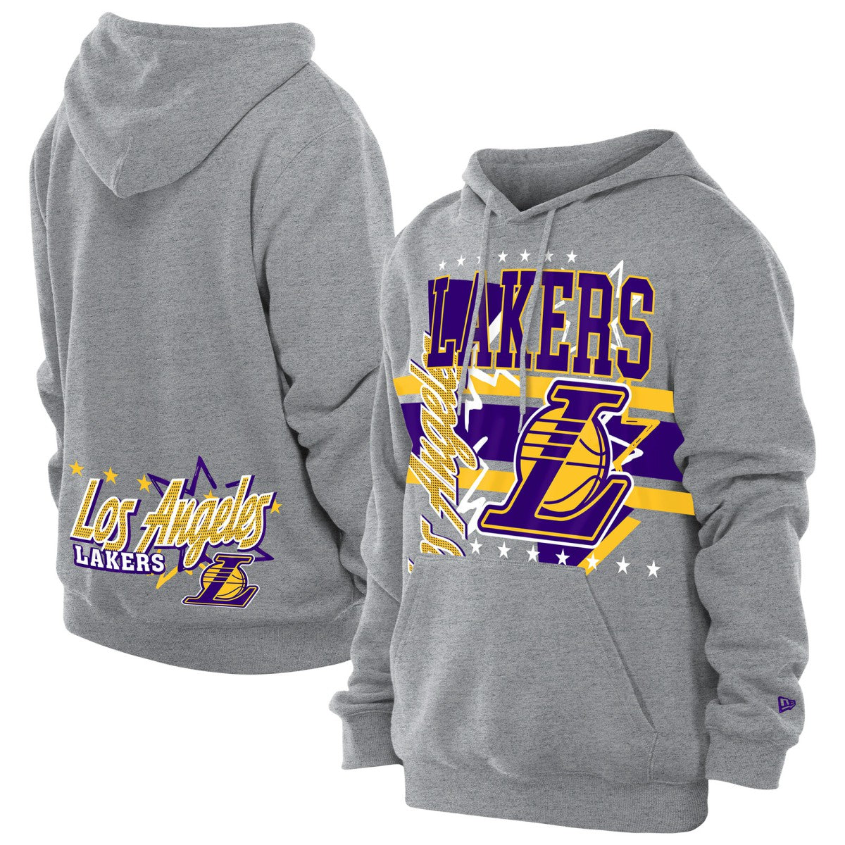 Los Angeles Lakers Injection Sport Classics Fleece Hoodie - Heather Gray for sale
