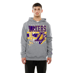 Los Angeles Lakers Injection Sport Classics Fleece Hoodie - Heather Gray for sale