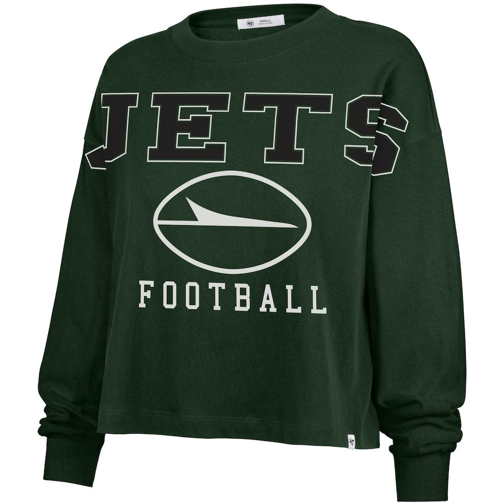 New York Jets '47 Women's Outreach City Oversized Long Sleeve T-Shirt - Green online