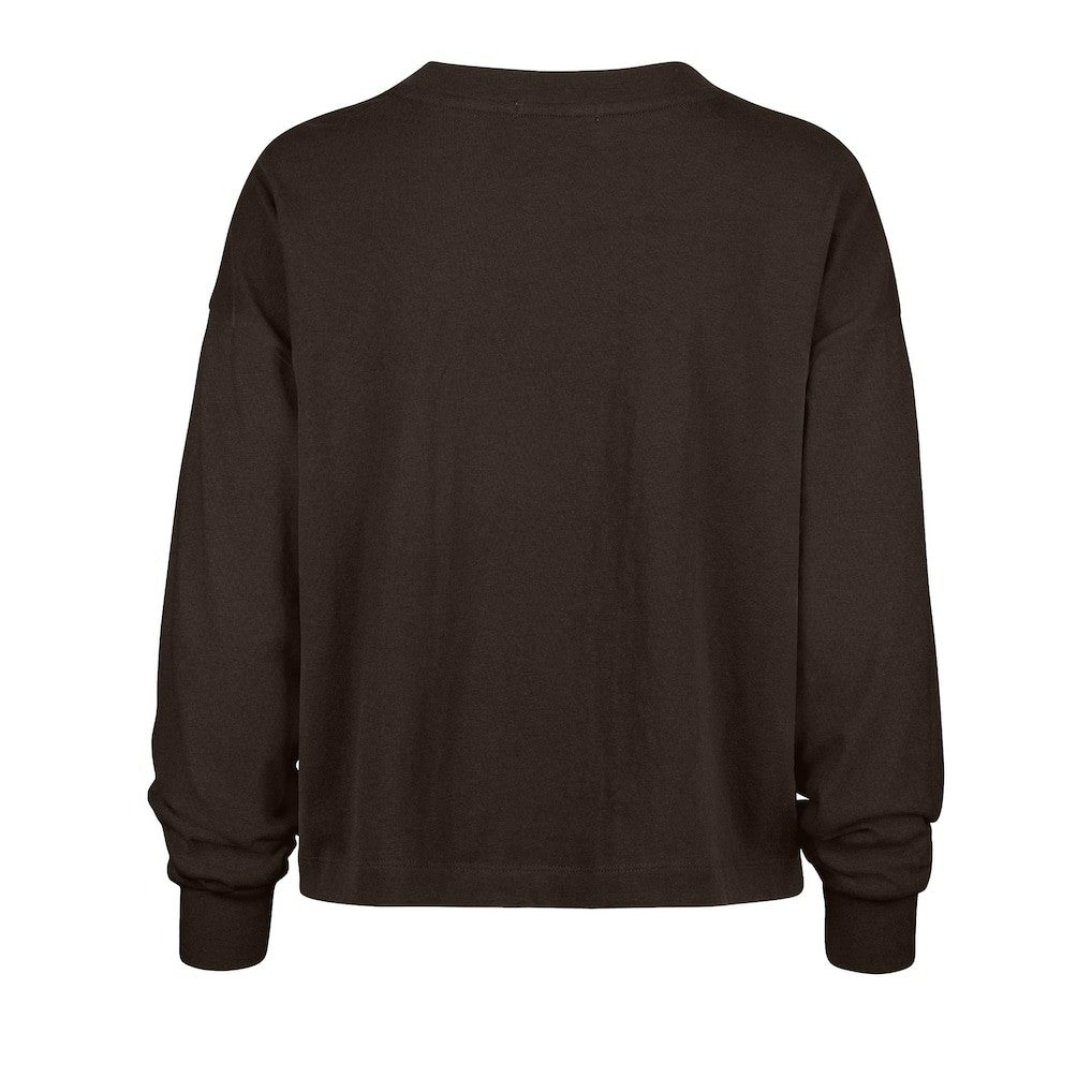Cleveland Browns '47 Women's Outreach City Oversized Long Sleeve T-Shirt - Brown discount