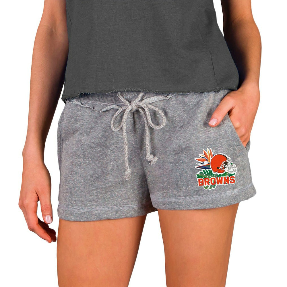 Cleveland Browns Concepts Sport Women's Mainstream Terry Shorts - Gray sale