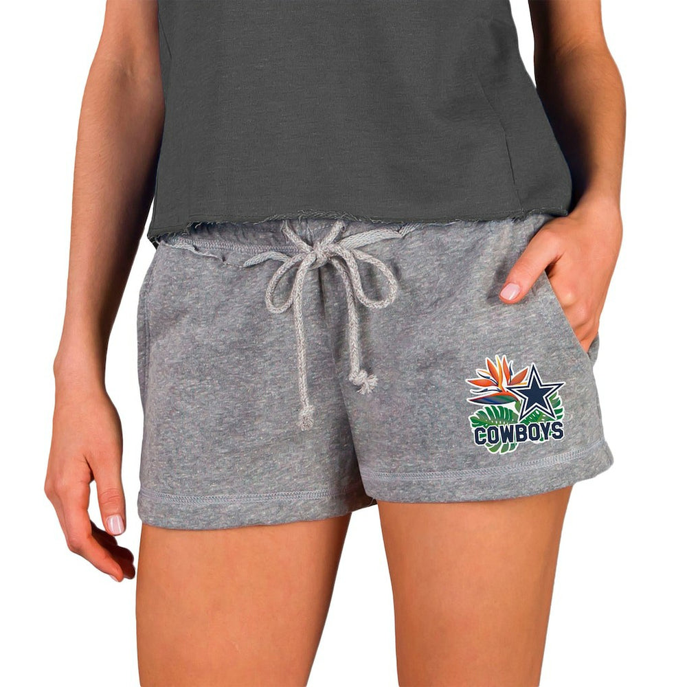 Dallas Cowboys Concepts Sport Women's Mainstream Terry Shorts - Gray cheap