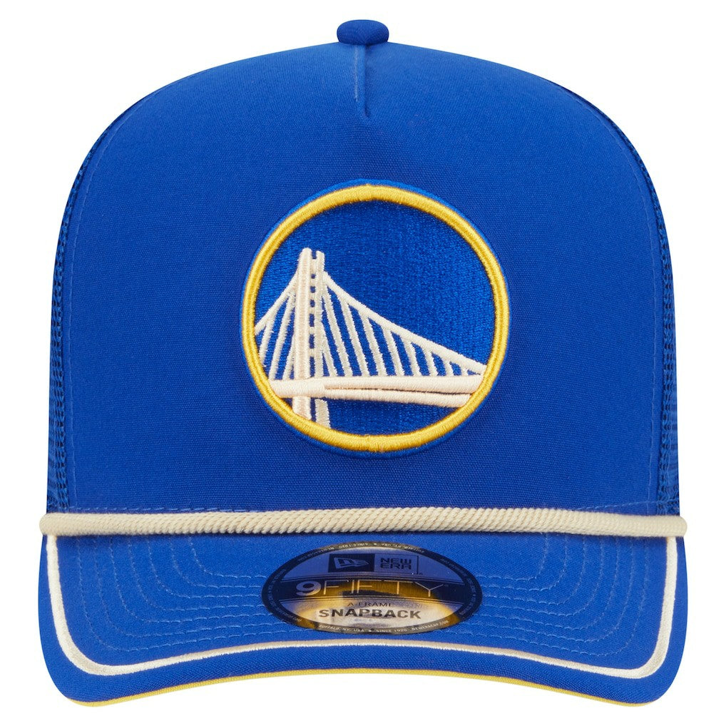 Golden State Warriors Vintage Team Rope A-Frame 9FIFTY Snapback Hat sale - Royal sale