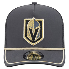 Vegas Golden Knights New Era Vintage Team Rope A-Frame 9FIFTY Snapback Hat - Gray Hats