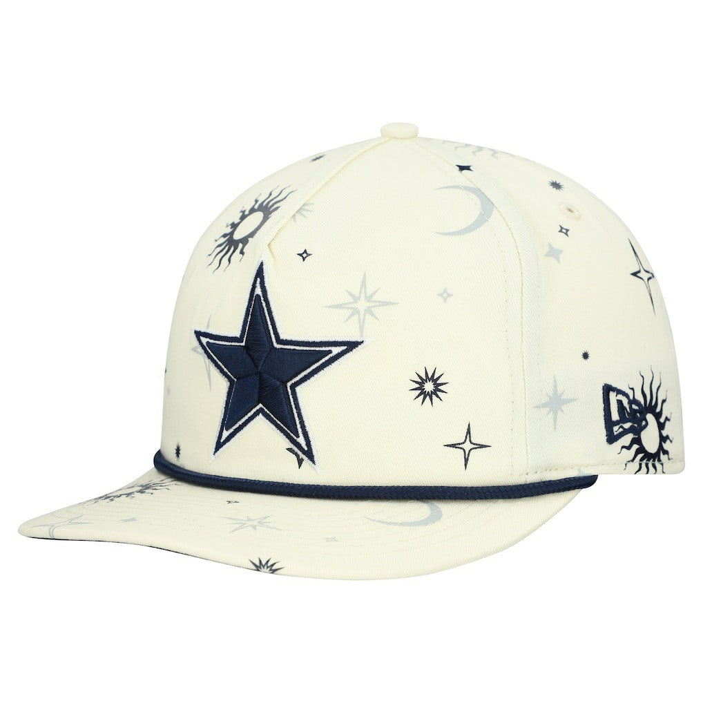 Dallas Cowboys New Era Celestial Golfer Snapback Hat - Stone online