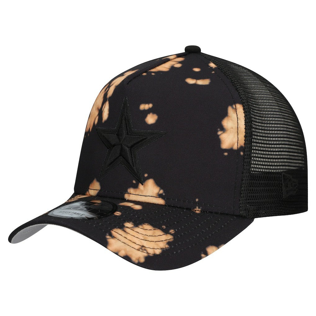 Dallas Cowboys New Era Bleached 9FORTY A-Frame Adjustable Hat - Black online
