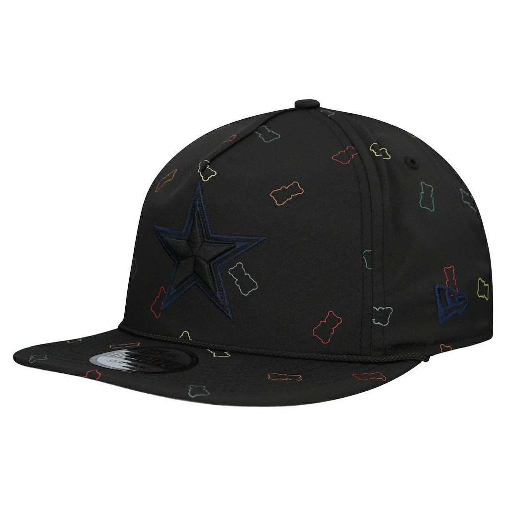 Dallas Cowboys New Era Gummy Golfer Snapback Hat - Black cheap