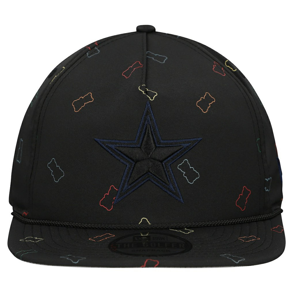 Dallas Cowboys New Era Gummy Golfer Snapback Hat - Black cheap
