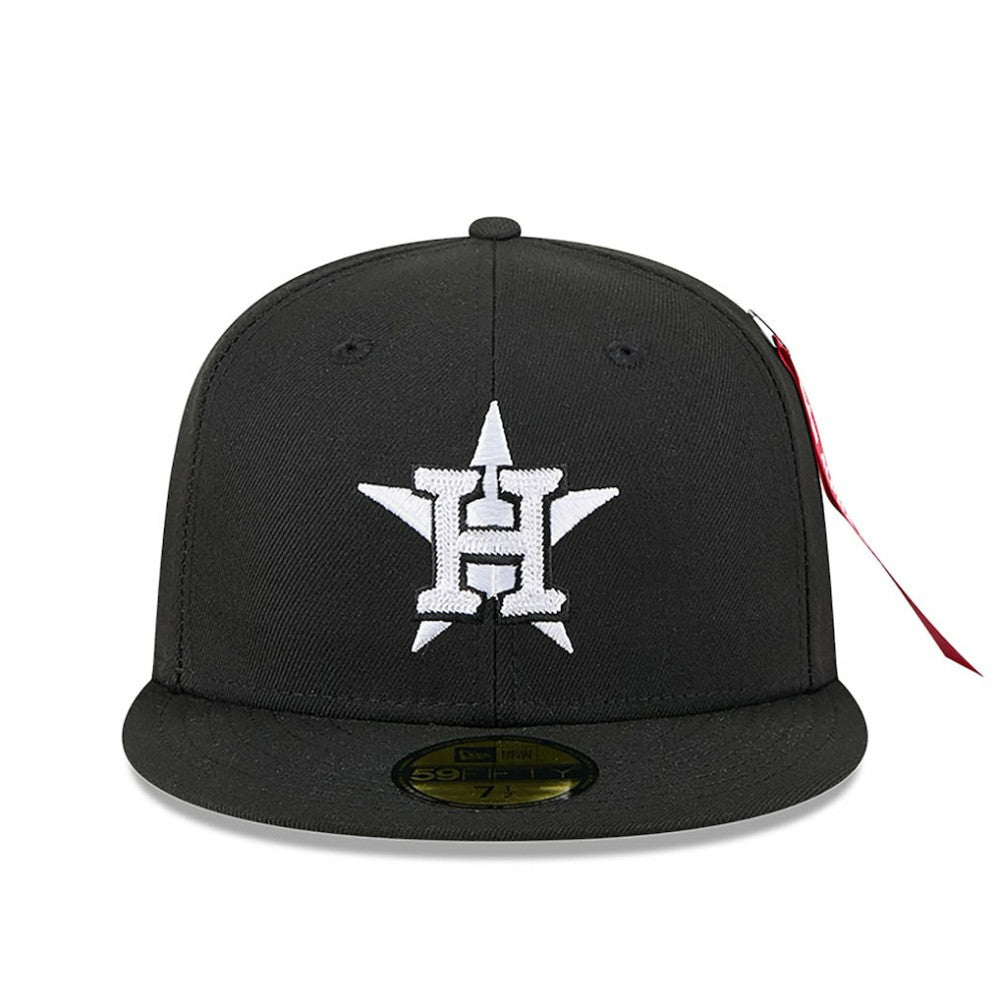 Houston Astros x Alpha Industries 59FIFTY Fitted Hat Black