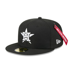 Houston Astros x Alpha Industries 59FIFTY Fitted Hat Black
