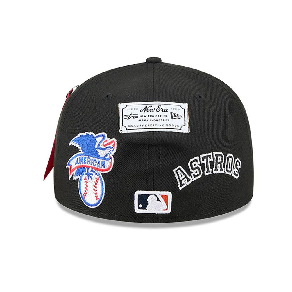 Houston Astros x Alpha Industries 59FIFTY Fitted Hat Black