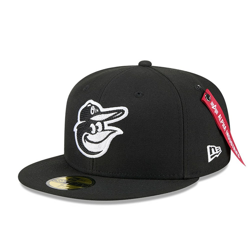 Baltimore Orioles x Alpha Industries 59FIFTY Fitted Hat Black