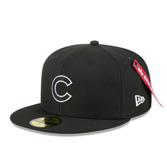 Chicago Cubs x Alpha Industries 59FIFTY Fitted Hat Black