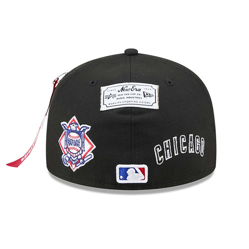 Chicago Cubs x Alpha Industries 59FIFTY Fitted Hat Black