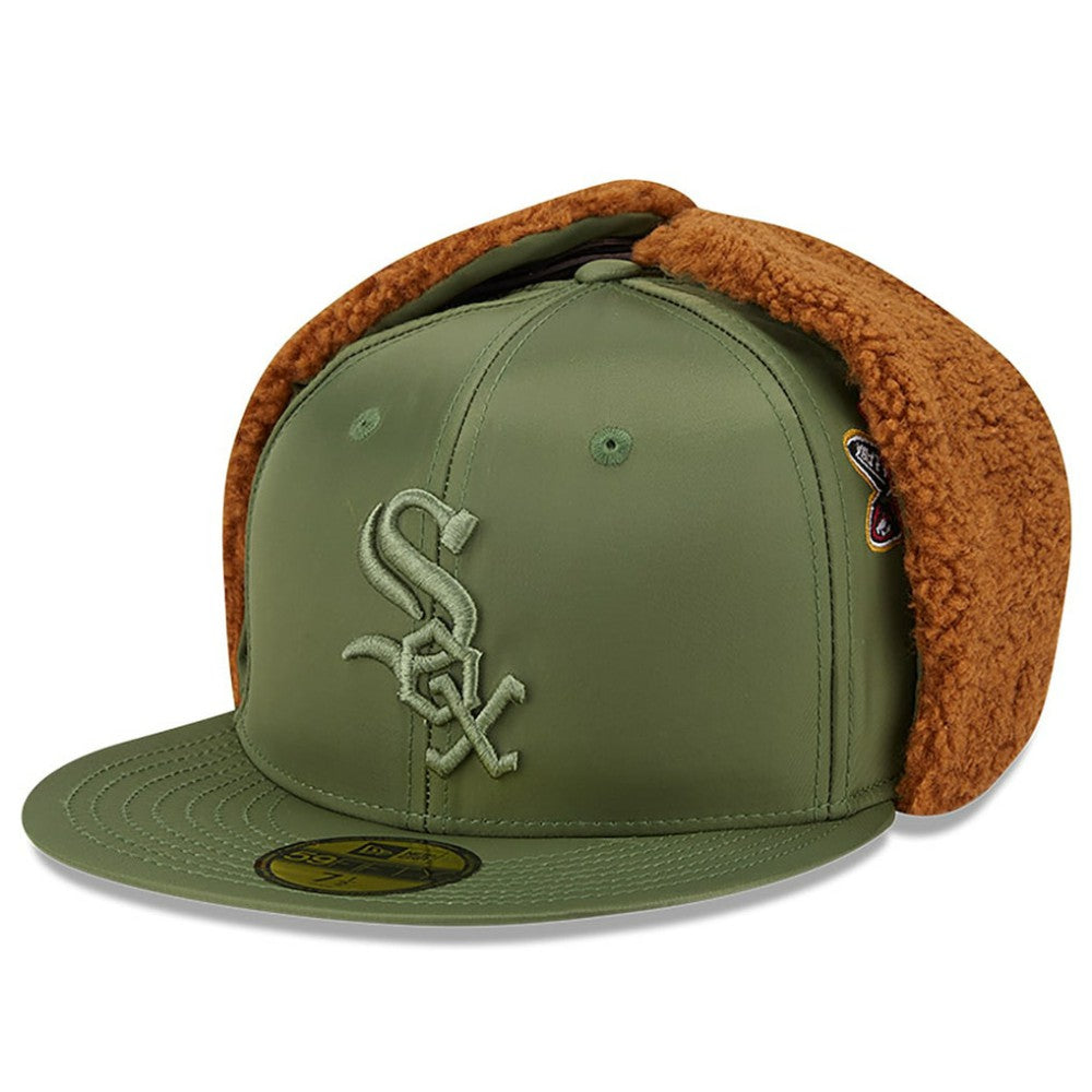 Chicago White Sox x Alpha Industries Dog Ear 59FIFTY Fitted Hat Olive