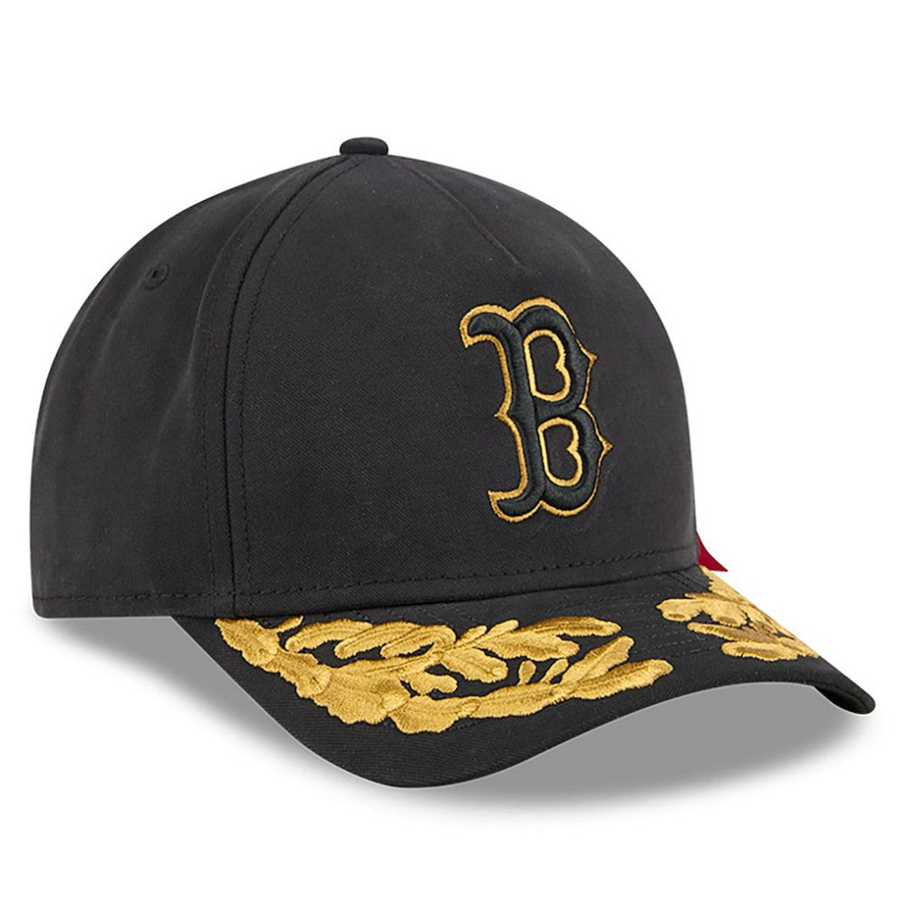 Boston Red Sox x Alpha Industries A-Frame 9FORTY Adjustable Hat Black