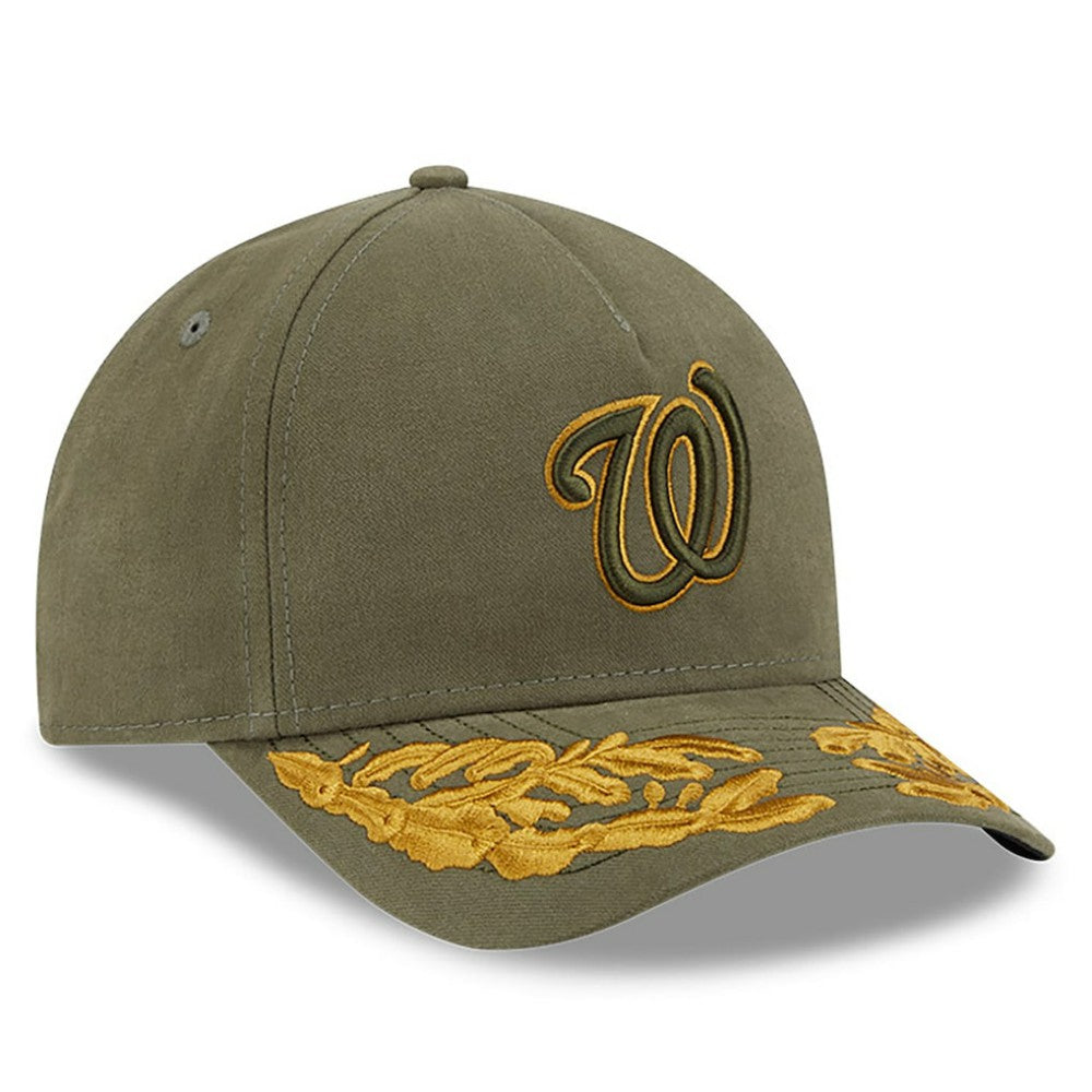 Washington Nationals x Alpha Industries A-Frame 9FORTY Adjustable Hat Olive
