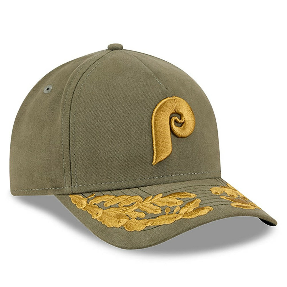 Philadelphia Phillies x Alpha Industries A-Frame 9FORTY Adjustable Hat Olive