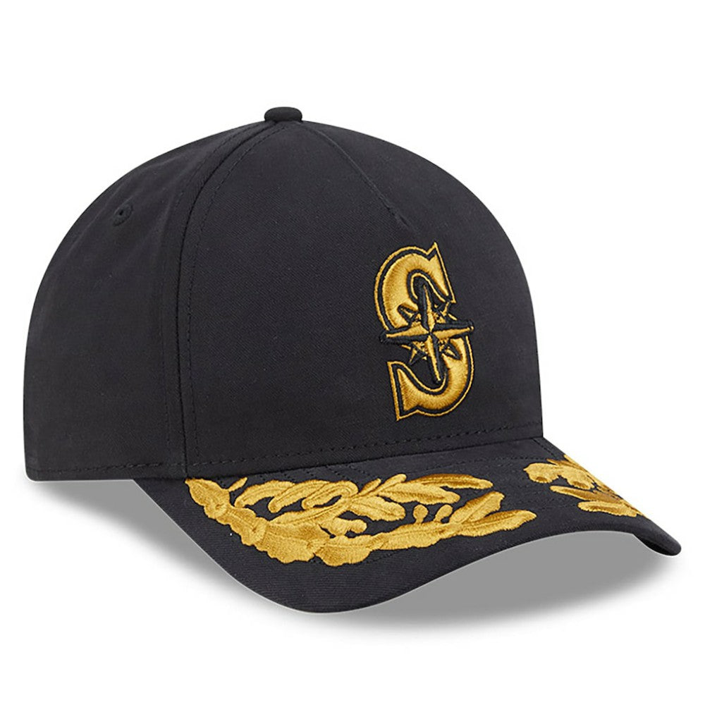 Seattle Mariners x Alpha Industries A-Frame 9FORTY Adjustable Hat Black