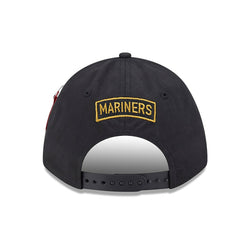 Seattle Mariners x Alpha Industries A-Frame 9FORTY Adjustable Hat Black