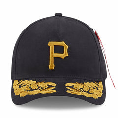 Pittsburgh Pirates x Alpha Industries A-Frame 9FORTY Adjustable Hat Black