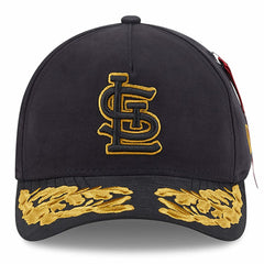 St. Louis Cardinals x Alpha Industries A-Frame 9FORTY Adjustable Hat Black