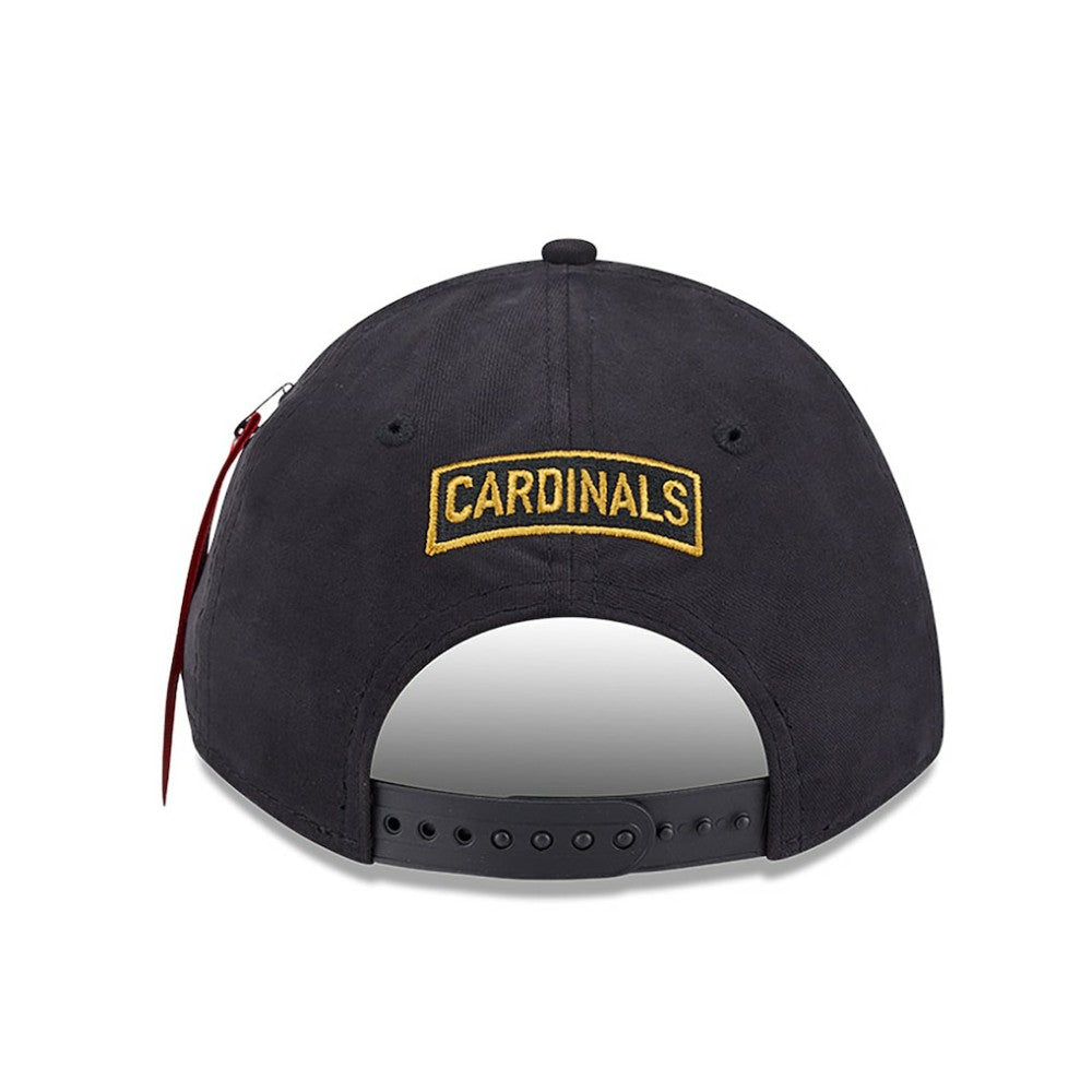 St. Louis Cardinals x Alpha Industries A-Frame 9FORTY Adjustable Hat Black